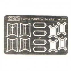 P-40N Warhawk - bomb racks